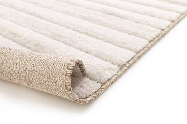 Kurzflorteppich Doro Polypropylen, Polyester - Beige / Creme - 200 x 290 cm