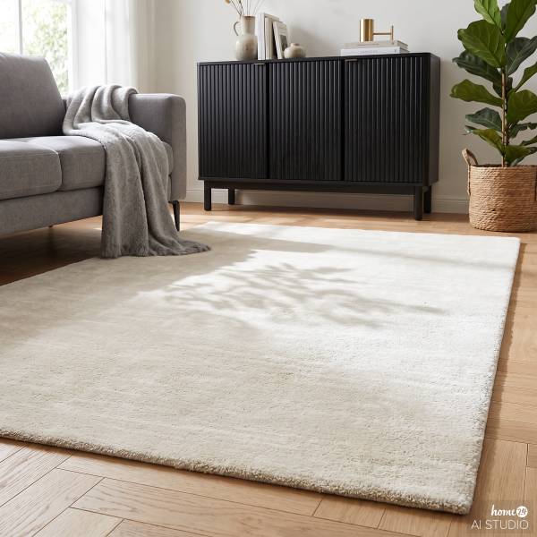 Tappeto pelo corto Elys polipropilene - Bianco - 160 x 230 cm