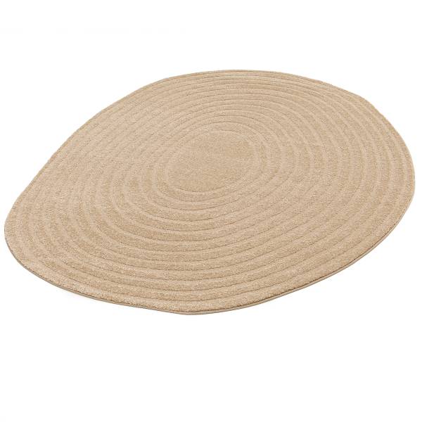 Hochflorteppich Lumy Polypropylen / Polyester - Braun - 200 x 289 cm