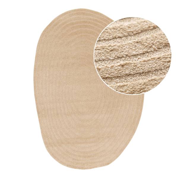 Hochflorteppich Lumy Polypropylen / Polyester - Braun - 200 x 289 cm