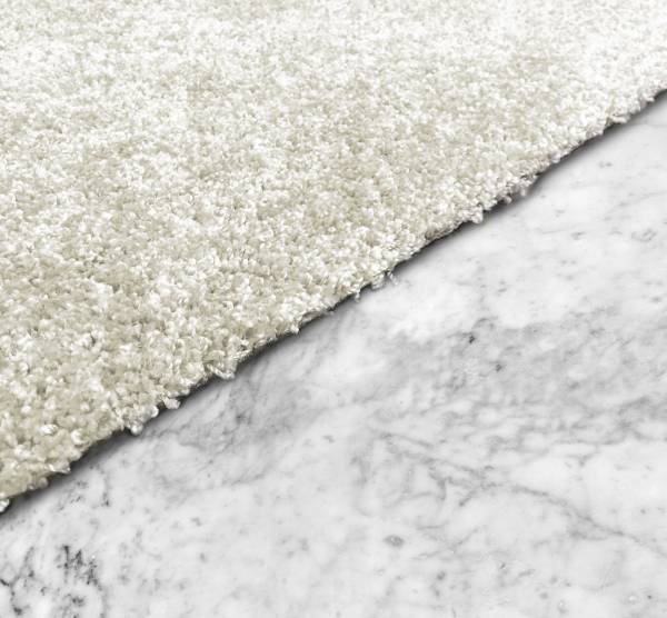 Tappeto pelo lungo Lyne Polipropilene - Bianco - 140 x 200 cm