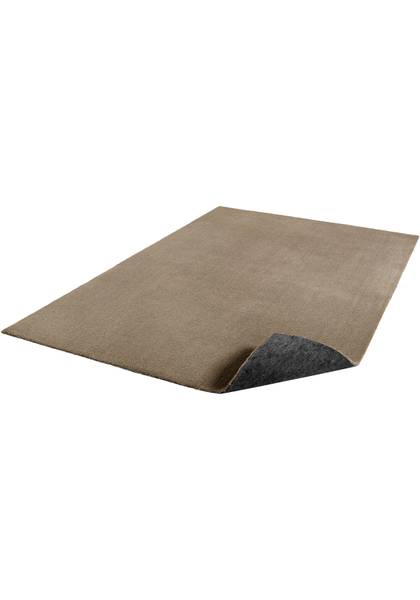 Kurzflorteppich Mire Polyester - Taupe - 200 x 290 cm