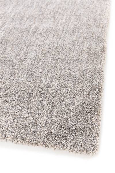 Tapis à poils courts Miral Polyester - Gris - 140 x 200 cm