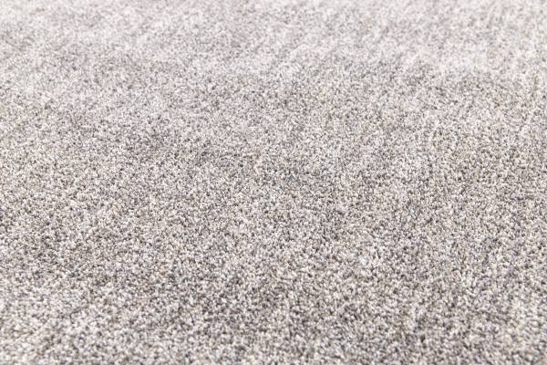 Tapis à poils courts Miral Polyester - Gris - 140 x 200 cm