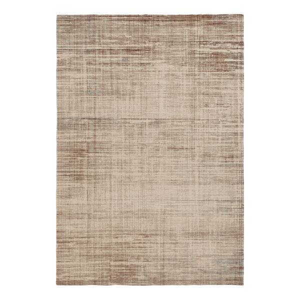 Kurzflorteppich Fira recyceltem Polyethylenterephthalat - Braun / Creme - 200 x 290 cm