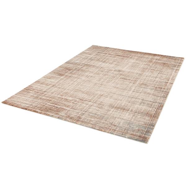 Kurzflorteppich Fira recyceltem Polyethylenterephthalat - Braun / Creme - 200 x 290 cm