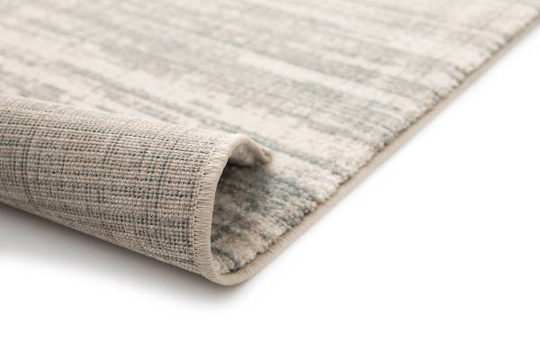Kurzflorteppich Fira Grau / Creme - 200 x 290 cm