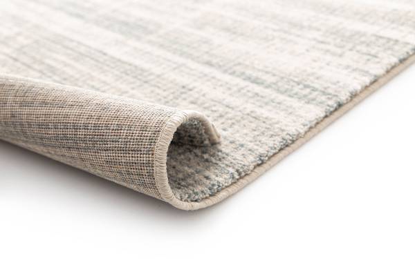 Kurzflorteppich Fira Grau / Creme - 200 x 290 cm