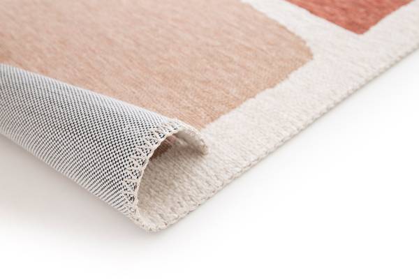Kurzflorteppich Nera Polyester - Terracotta - 200 x 290 cm