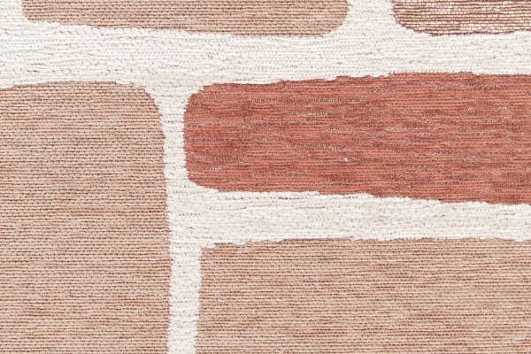 Kurzflorteppich Nera Polyester - Terracotta - 200 x 290 cm