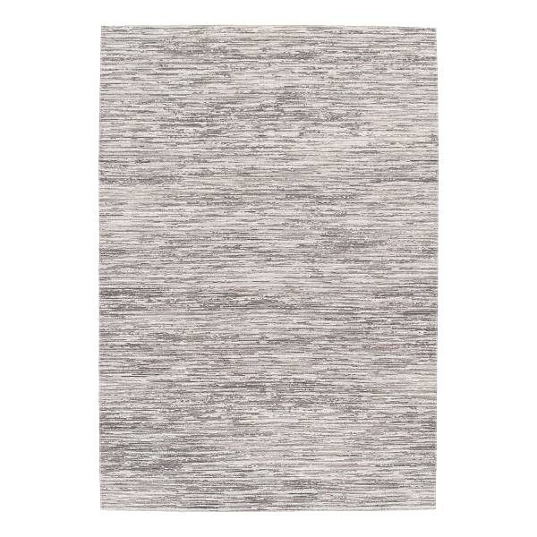 Kurzflorteppich Nivaor recyceltem Polyethylenterephthalat / Polypropyplen - Grau - 200 x 290 cm