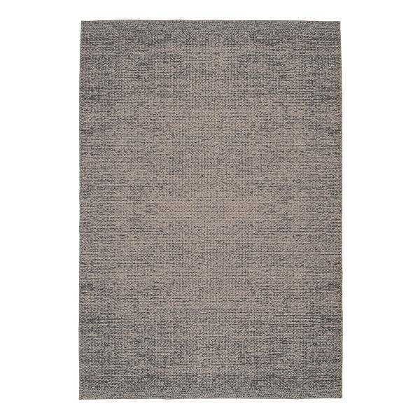 Kurzflorteppich Orea recyceltem Polyethylenterephthalat / Jute - Grau - 200 x 290 cm