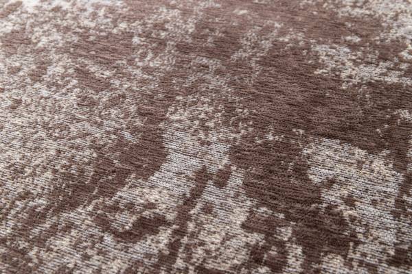 Kurzflorteppich Neke Polyester - Grau / Braun - 200 x 290 cm