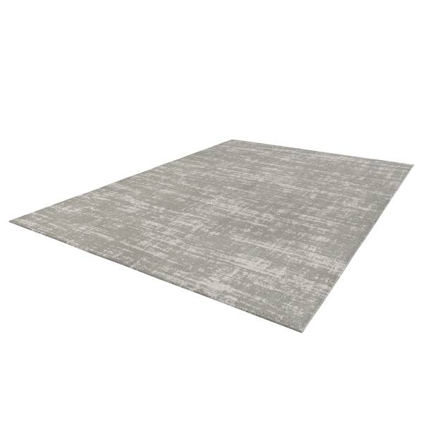 Kurzflorteppich Elys Polypropylen - Grau - 240 x 340 cm