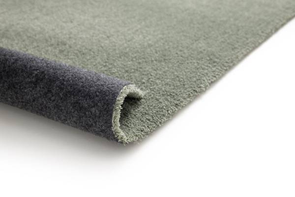 Kurzflorteppich Mino Polyester - Hellgrün - 200 x 290 cm