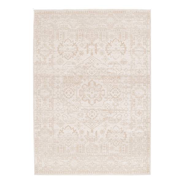 Tappeto pelo corto Orin polipropilene, poliestere e iuta - Beige - 160 x 230 cm