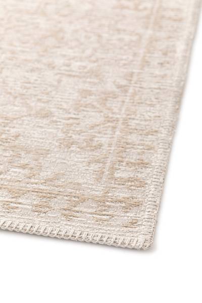 Tappeto pelo corto Orin polipropilene, poliestere e iuta - Beige - 160 x 230 cm