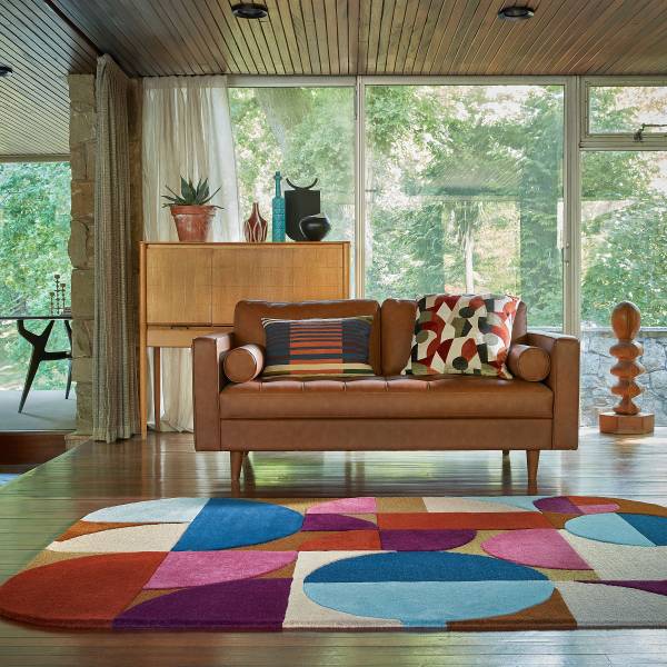 Wollteppich Mia Arch Wolle - Multicolor - 120 x 170 cm