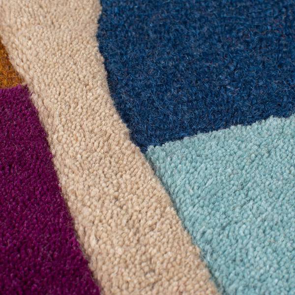 Wollteppich Mia Arch Wolle - Multicolor - 120 x 170 cm