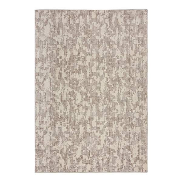 Kurzflorteppich Connely Mischgewebe - Beige - 116 x 170 cm