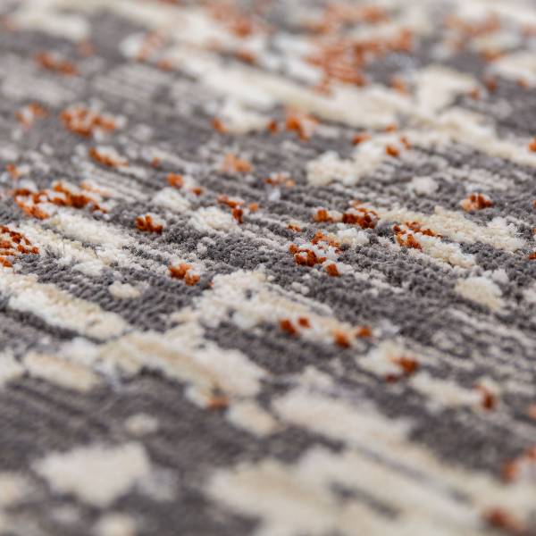 Kurzflorteppich Drift Polyester - Multicolor - 60 x 230 cm