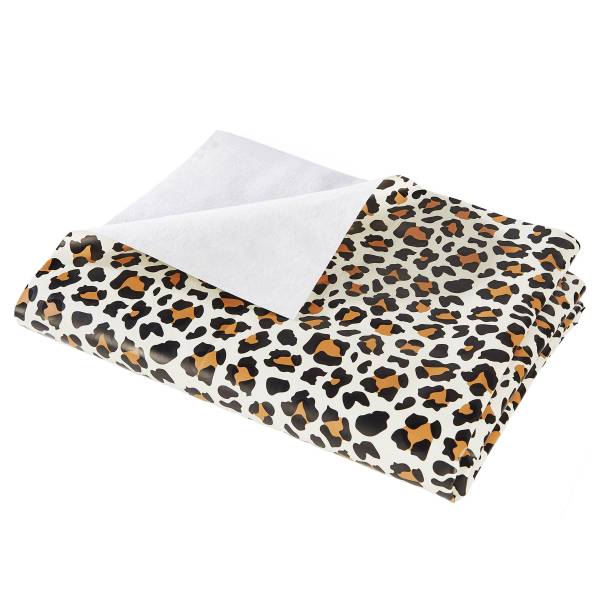 Tovaglia WATERPROOF Leo Poliestere / EVA - Nero / Marrone - 130 x 160 cm