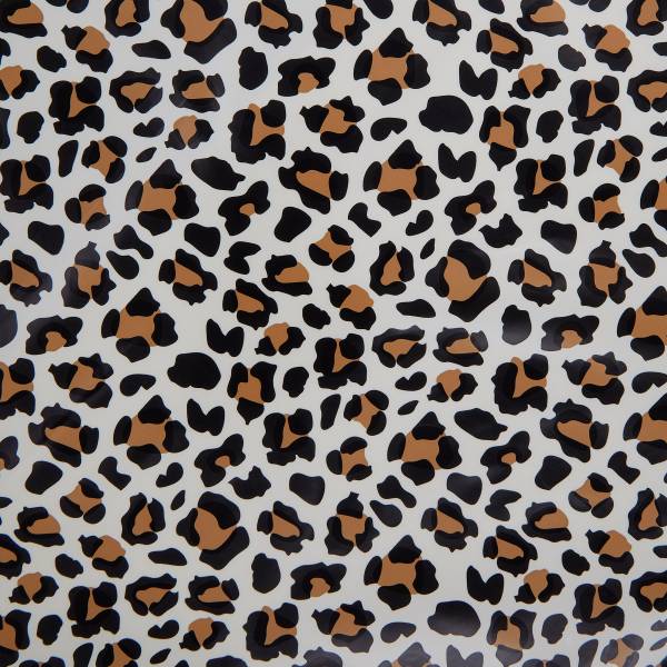 Tovaglia WATERPROOF Leo Poliestere / EVA - Nero / Marrone - 130 x 160 cm