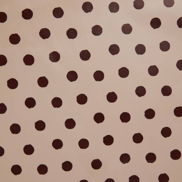 Tovaglia WATERPROOF Punti Poliestere / EVA - Rosa / Marrone - 130 x 160 cm