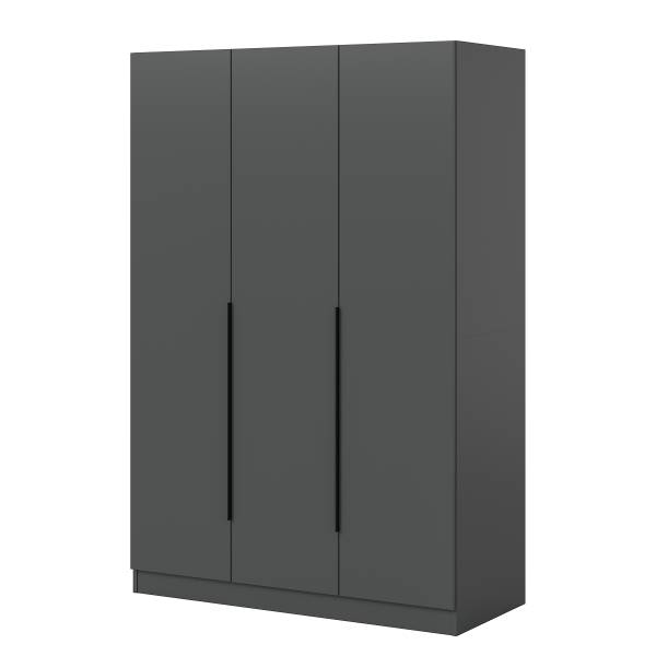 Drehtürenschrank Kopenhagen Anthrazit - Breite: 120 cm