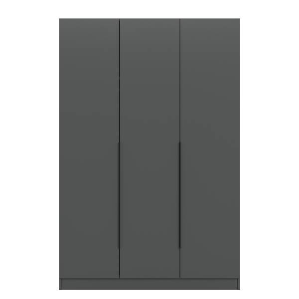Drehtürenschrank Kopenhagen Anthrazit - Breite: 120 cm