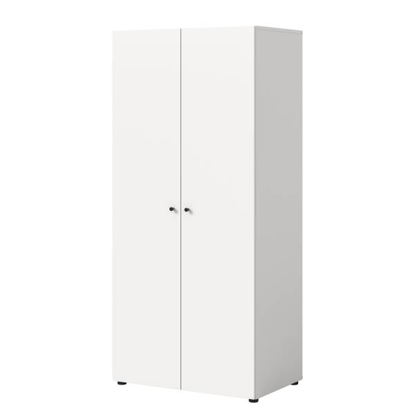 Armadio battente Darwin Bianco - Larghezza: 80 cm