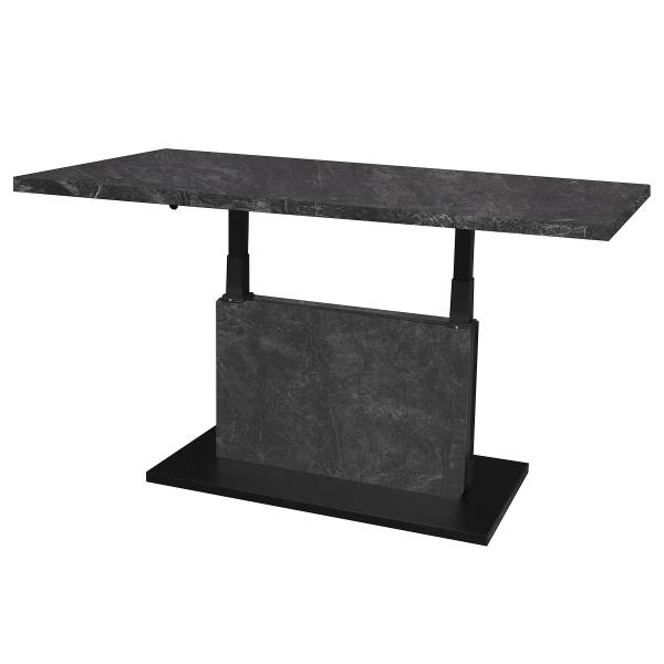 Höhenverstellbarer Couchtisch Deya 120cm Beton Dekor