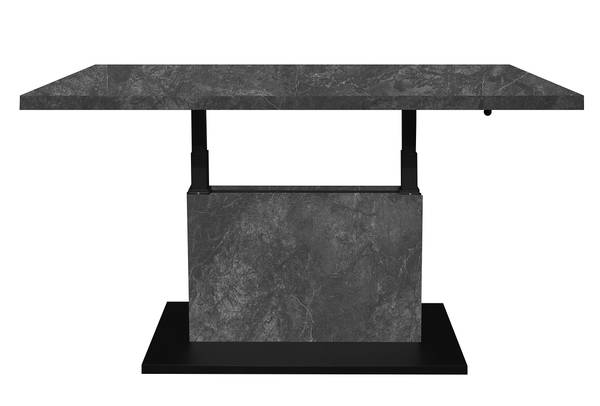 Höhenverstellbarer Couchtisch Deya 120cm Beton Dekor