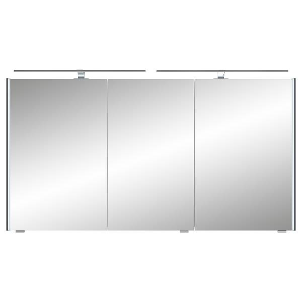 Beleuchteter Spiegelschrank 7045 Chrom A Weiß