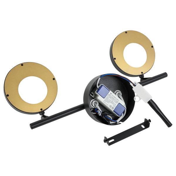 Deckenleuchte NOSTRA Aluminiumguss / Eisen - Flammenanzahl: 2