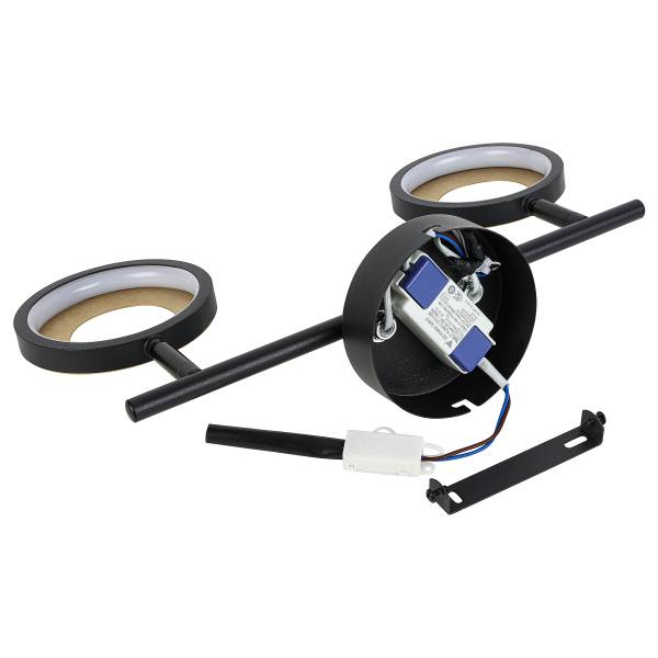 Deckenleuchte NOSTRA Aluminiumguss / Eisen - Flammenanzahl: 2