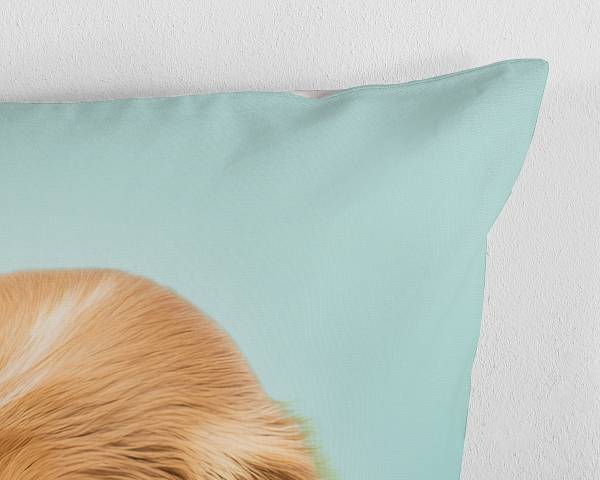 Kinderbettwäsche Linss Renforcé - Aqua - 135 x 200 cm + Kissen 80 x 80 cm