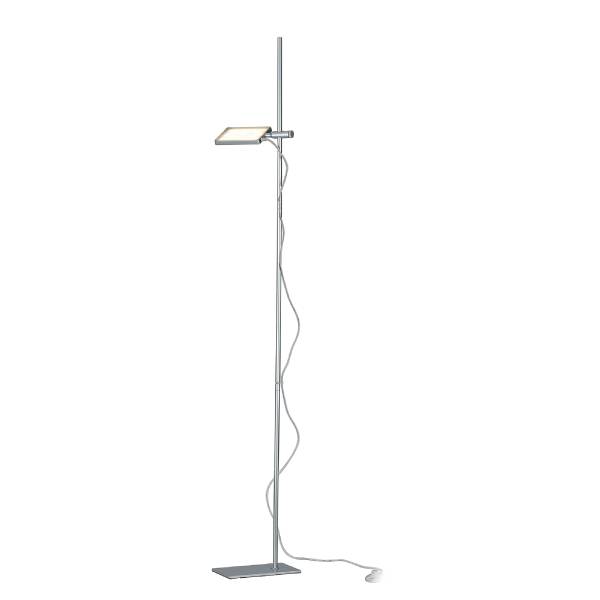 Lampada da Lampada da terra LED Book Alluminio - 1 punto luce - Grigio