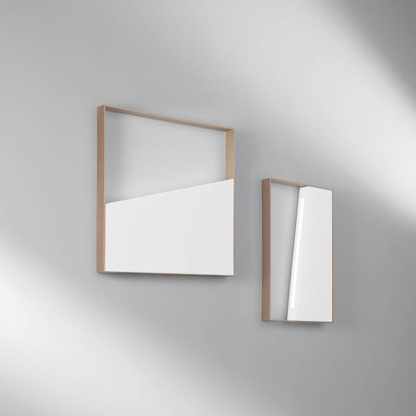 LED-plafondlamp Alba rechthoekig aluminium - 1-lichts