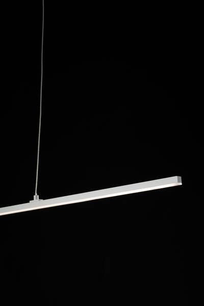 Lampada a sospensione LED Shanghai A Alluminio - 1 punto luce - Bianco