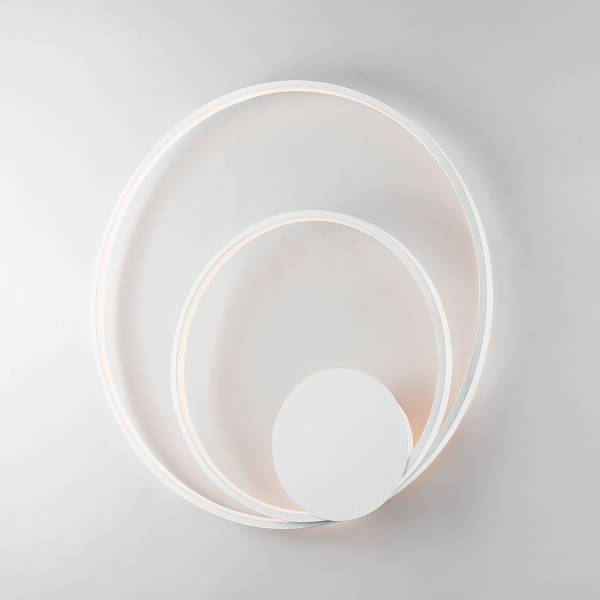 LED-Deckenleuchte Diem Silikon / Aluminium - 1-flammig - Weiß