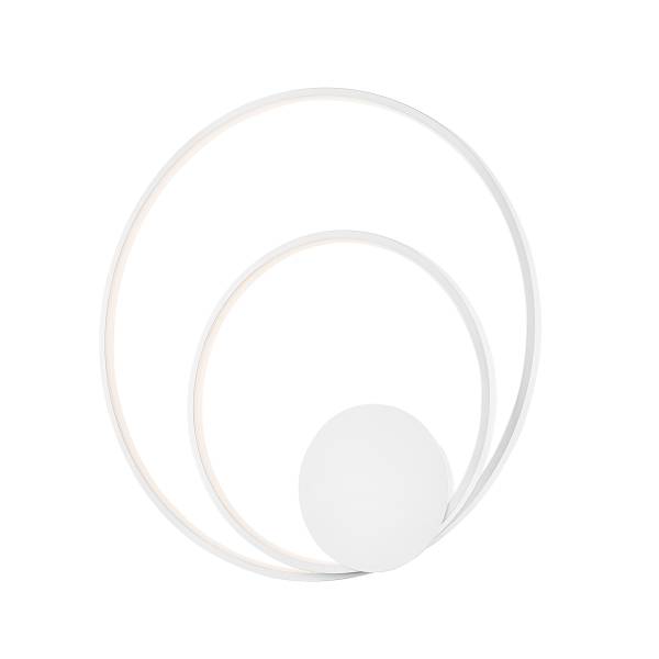 LED-Deckenleuchte Diem Silikon / Aluminium - 1-flammig - Weiß