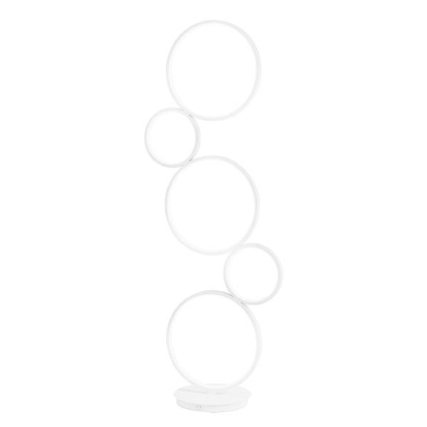 Staande LED-lamp Fredy silicone/aluminium - 5-lichts