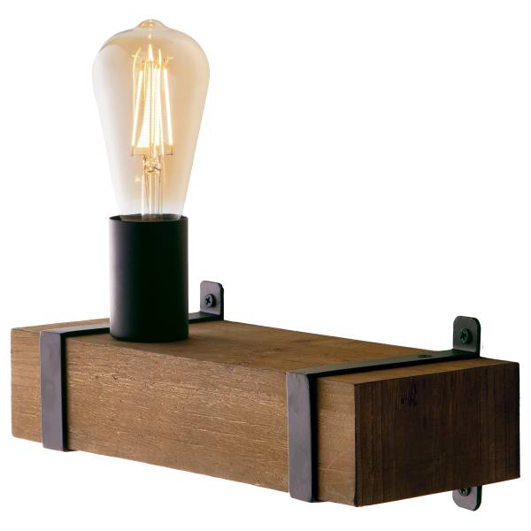 Lampada da parete Texas Legno di abete massello - 1 punti luce