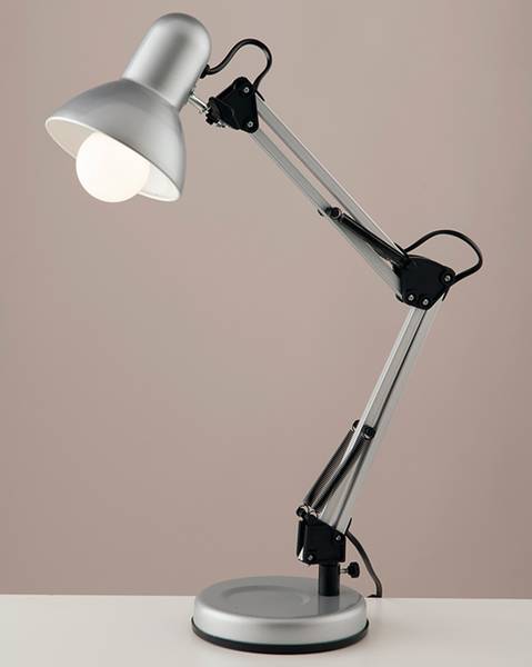 Lampe de table Architetto Aluminium - 1 ampoule - Argenté