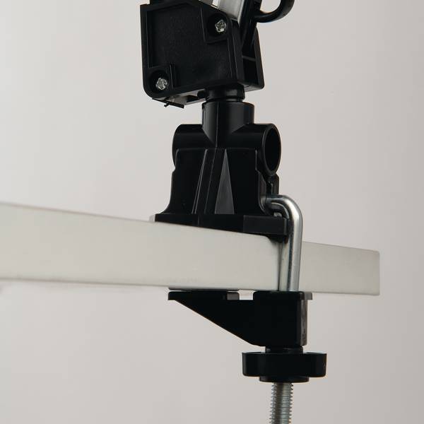 Lampe de table Architetto Aluminium - 1 ampoule - Argenté