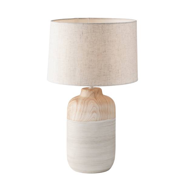 Lampada da tavolo Woody Cotone / Ceramica - 1 punto luce - Altezza: 49 cm