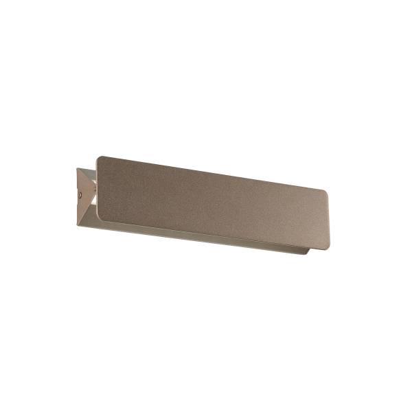 Lampada a muro LED Aileron Alluminio - 1 punto luce - Rame