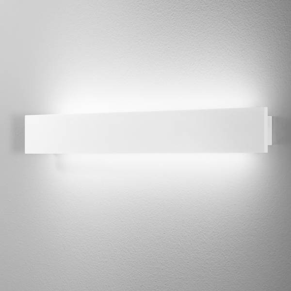 Lampada a muro LED Ortisei Gips - 2 punto luce - Larghezza: 60 cm