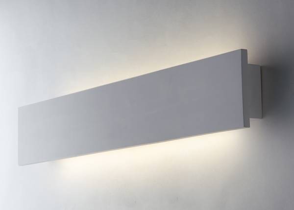 Lampada a muro LED Ortisei Gips - 2 punto luce - Larghezza: 60 cm